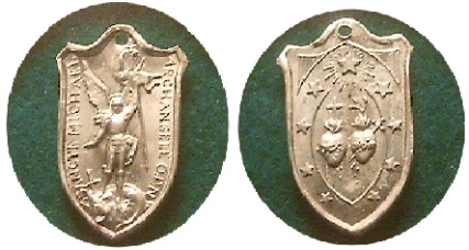 Medalla Virgen del Pilar / Basilica del Pilar - s. XX 1940 Troya10