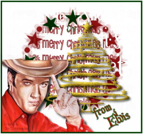 Elvis Christmas Graphic 2008 Merryc10