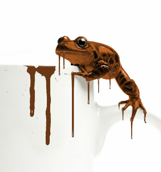 Adobe Photoshop Tutorial No. 5 : Choco Frog 1210