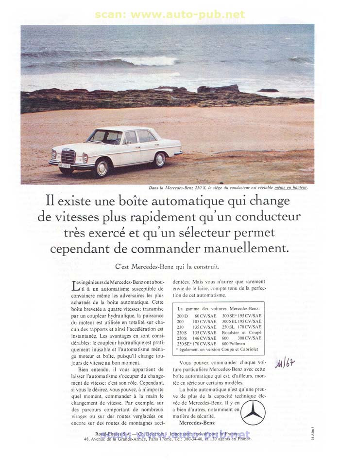 [PUB D'EPOQUE] W108 161010