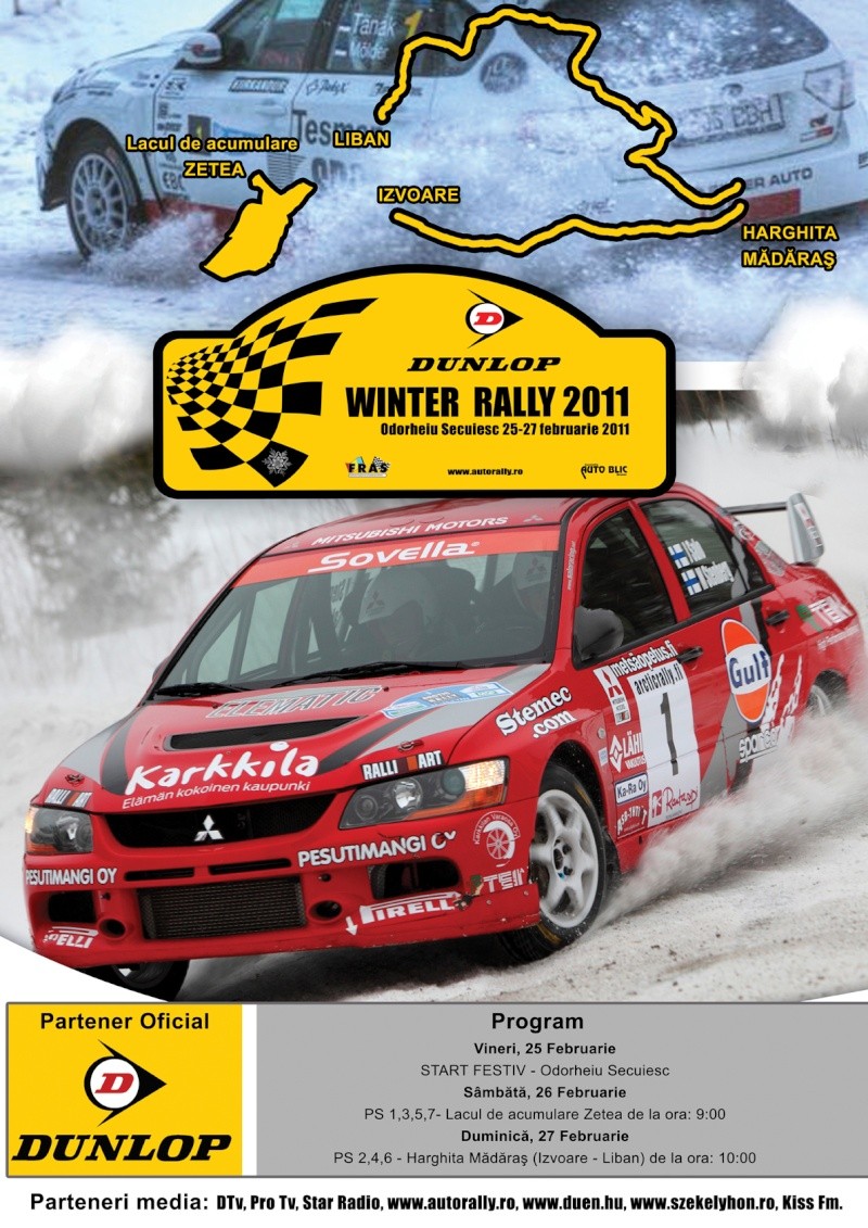 WINTER RALLY SHOW - Szekelyudvarhely (2011 Februar) Plakat10