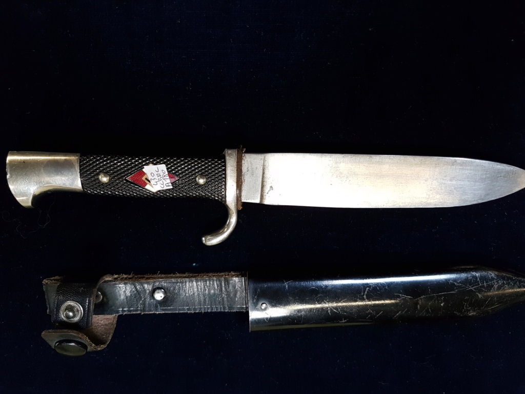 Dague Jeunesses Hitlériennes trouvée chez un petit antiquaire de province 20180413