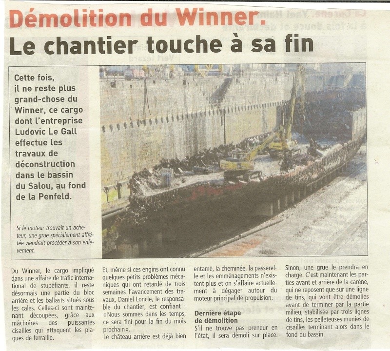 Deconstruction - [Autre sujet Marine Nationale] Démantèlement, déconstruction des navires - TOME 1 - Page 13 Winner10