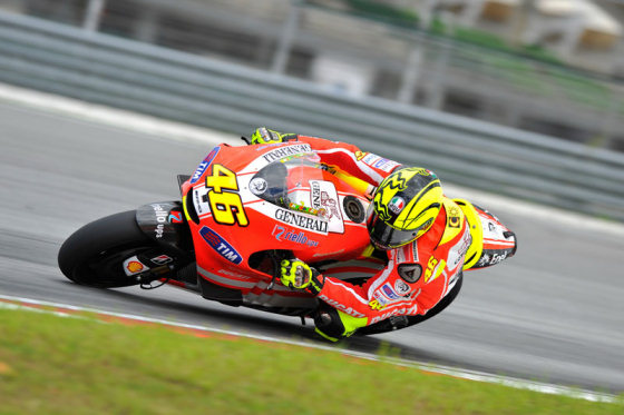 Rossi : "J'ai rarement été aussi content d'une douzième place". 2010_a11