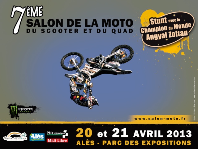 Samedi 20 & dimanche 21 avril -  Salon de la moto Du scooter et du quad - Alès 2013 Affich11