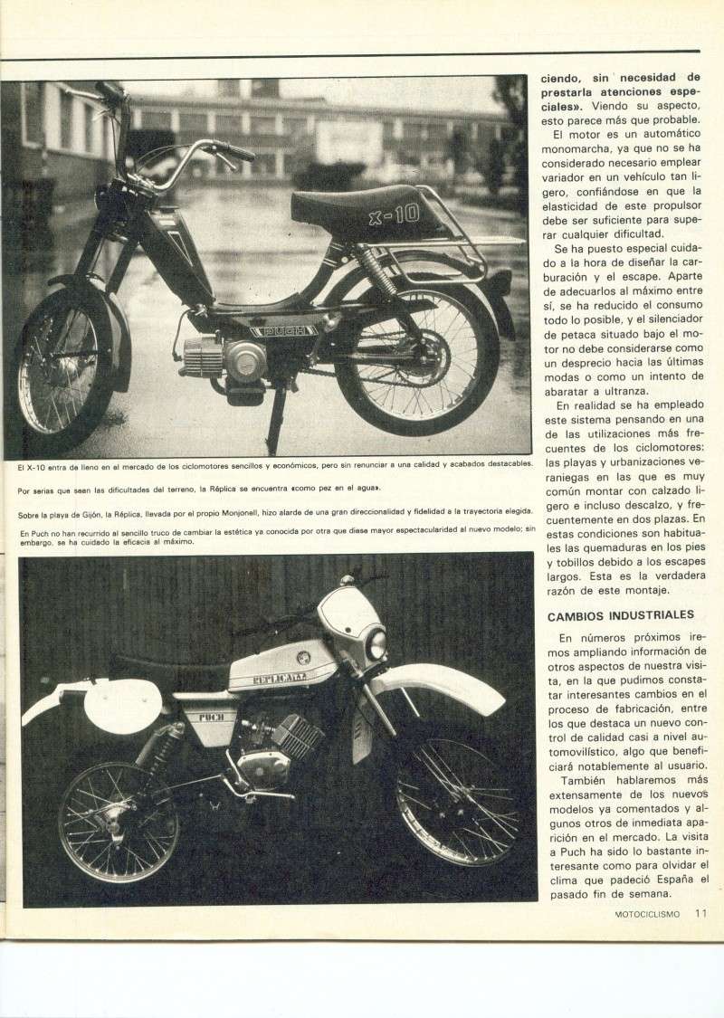 Motociclismo 689 - Enero 1981 - Puch Cobra TT Réplica Monjonell/Puch Cobra X3S Agua C 0710