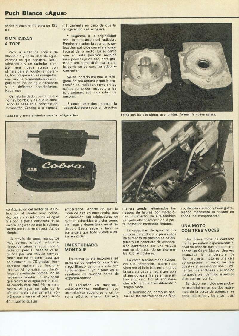 Motociclismo 689 - Enero 1981 - Puch Cobra TT Réplica Monjonell/Puch Cobra X3S Agua C 1010