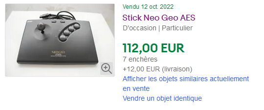[EST] Slot MVS + cartouche 150 in 1 + 2 pads Neo Geo Captur12
