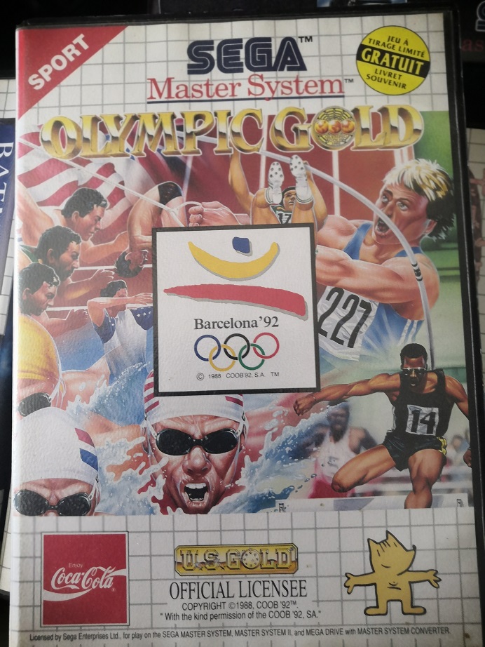 Olympic Gold Master System CIB + "livret souvenir" Img_2010