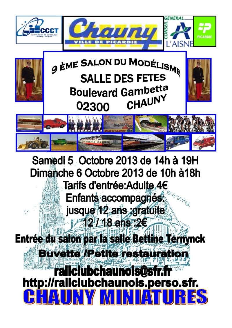 expo modelisme les 5/6 octobre 2013 a CHAUNY (02) Affich10
