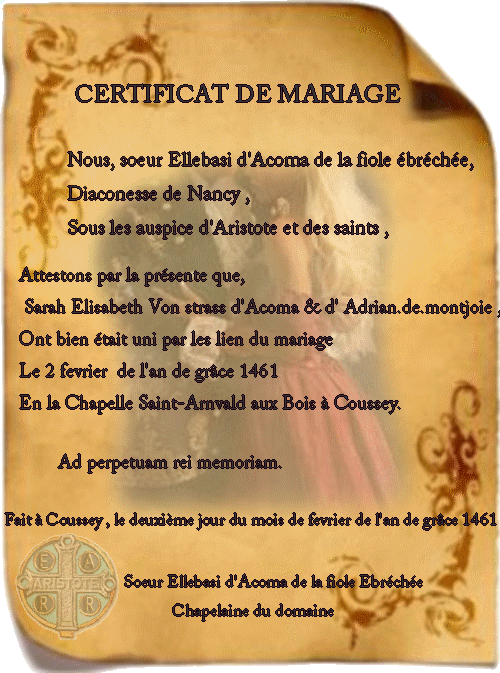 Mariage de Sarah Elisabeth Von strass d'Acoma & d' Adrian.de.montjoie - Page 2 Hyjxvg10