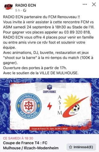 [CDF] FC Mulhouse / ASIM Ecn210