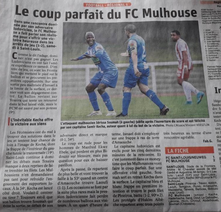 [R1] FC Saint  Louis Neuweg / FC Mulhouse Saintl15
