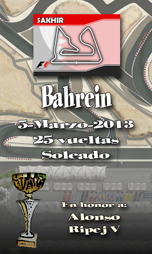 Grupos de carrera - Bahrein Bahrei10
