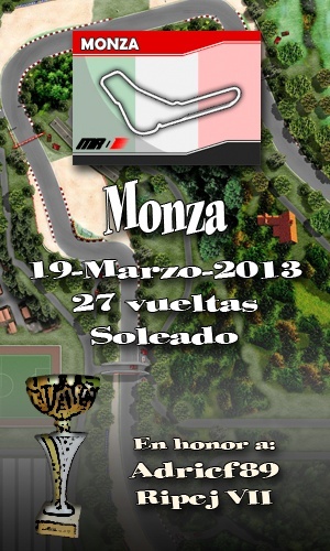 Grupos de carrera - Monza Monza10
