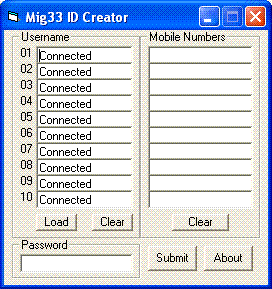 Mig33 Multi ID Creator v 1.0.0 B46b8210