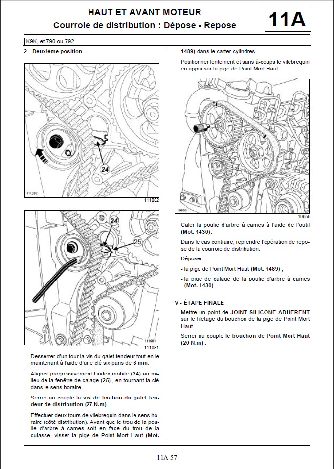 courroie de distribution Cd2210