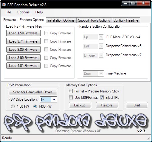 PSP Pandora Deluxe 2.3 210