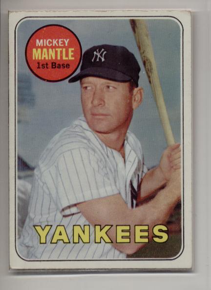 1969 Topps Mantle #500 1969_t10