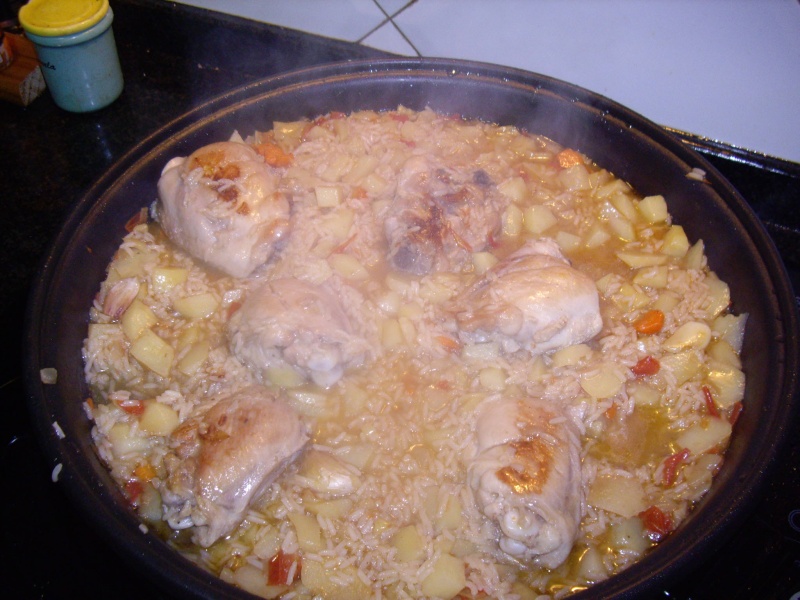 Guiso de pollo, verdura y arroz Imgp0610