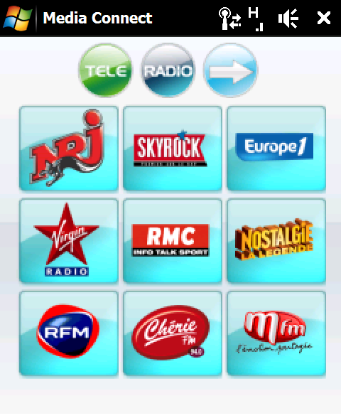 [SOFT] MediaConnect - TV et Radio depuis le HD Screen10