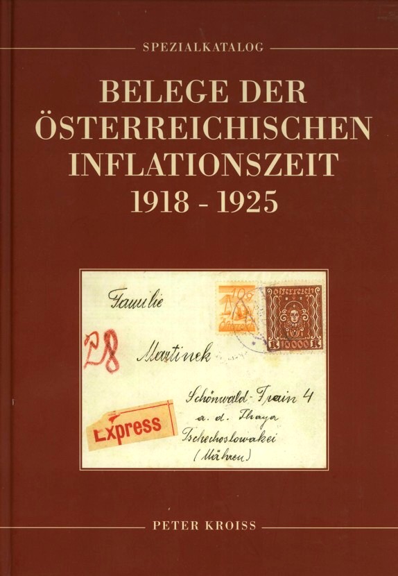 Inflation in Österreich - Belege - 1918 bis 1925 Handbu10