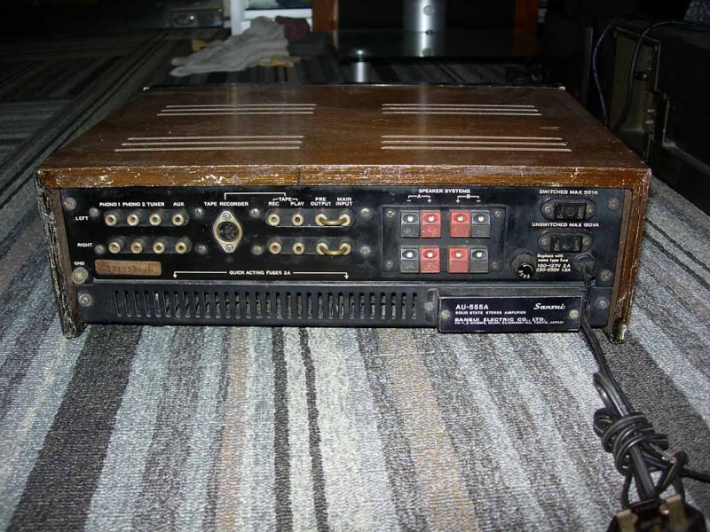 Sansui AU-555A Integrated Amplifier (Used) SOLD Sansui11