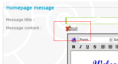 HTML Editor not on Google Chrome? Html_e10