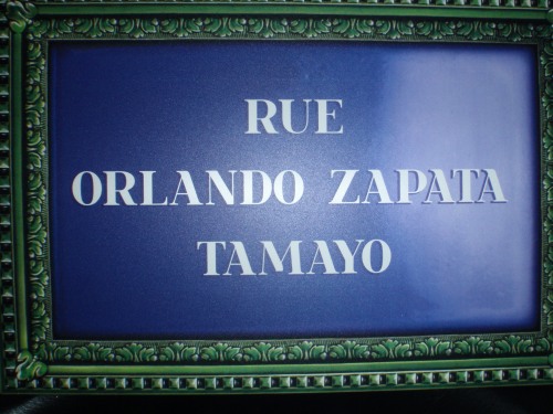 Propongo que la calle donde se encuentra la embajada castrista en París lleve el nombre de Orlando Zapata Tamayo Ap10