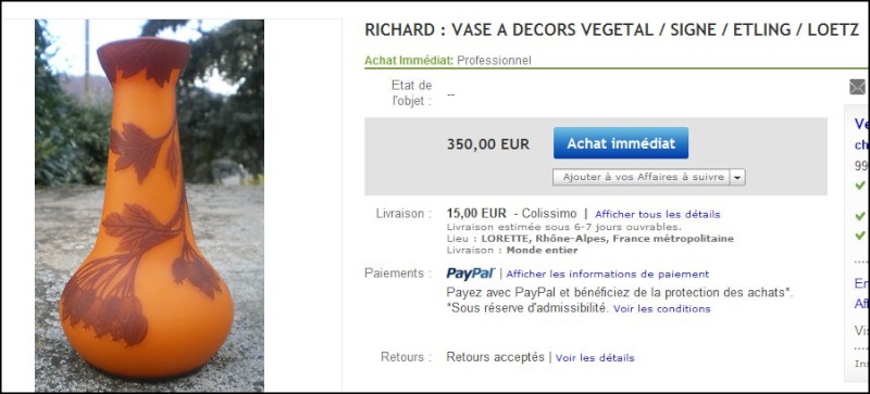 Vase signé Richard Captu116