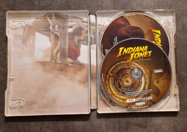 Indiana Jones et le Cadran de la destinée - steelbook 4K 20240111