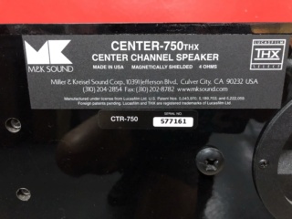 Miller & Kreisel Center Channel Speaker CTR-750 / 750-THX Series [SOLD] Img_2220
