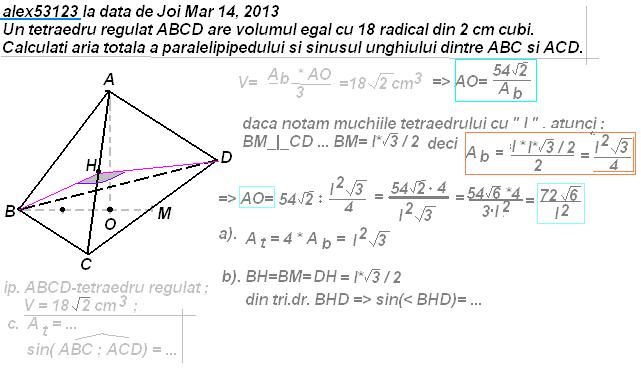 Tetraedrul regulat. T883-t10