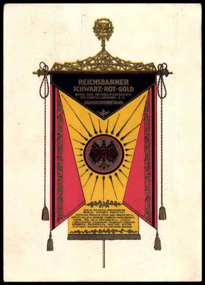 Reichsbanner Schwarz Rot Gold - Socialistes contre SA et RFB 5089710