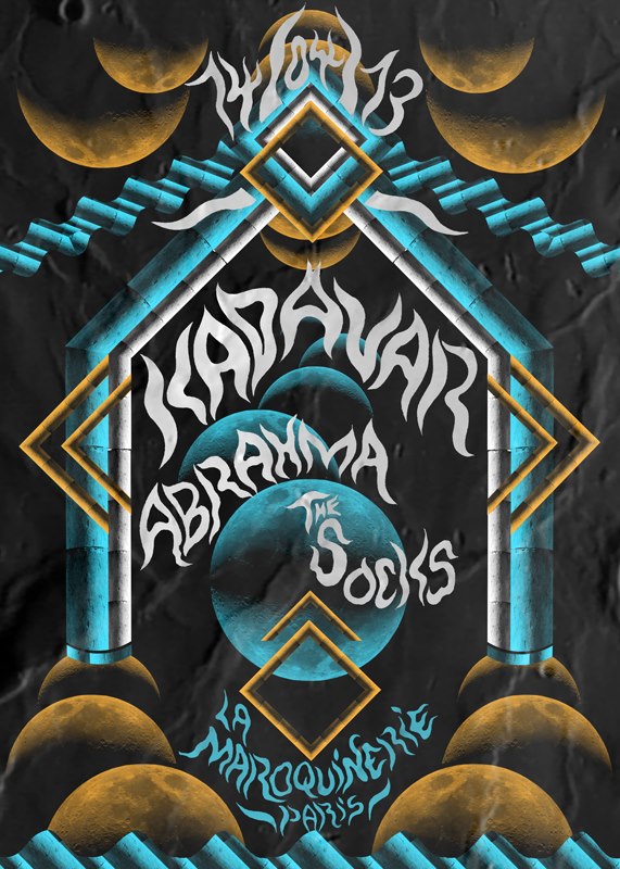 KADAVAR + ABRAHMA + THE SOCKS@ Maroquinerie 65507_10