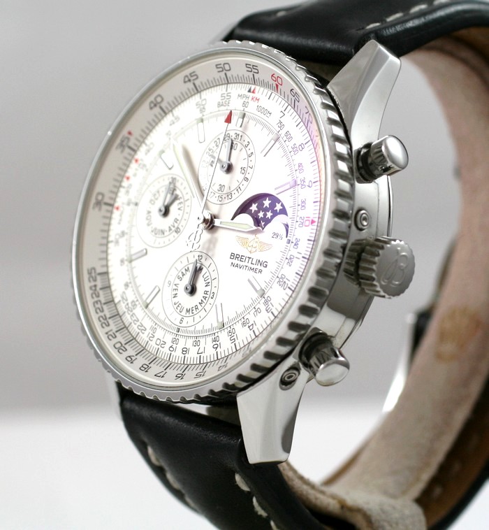 (Vendue) Breitling Chronographe Navitimer	Réf : A-19030 Img_3912