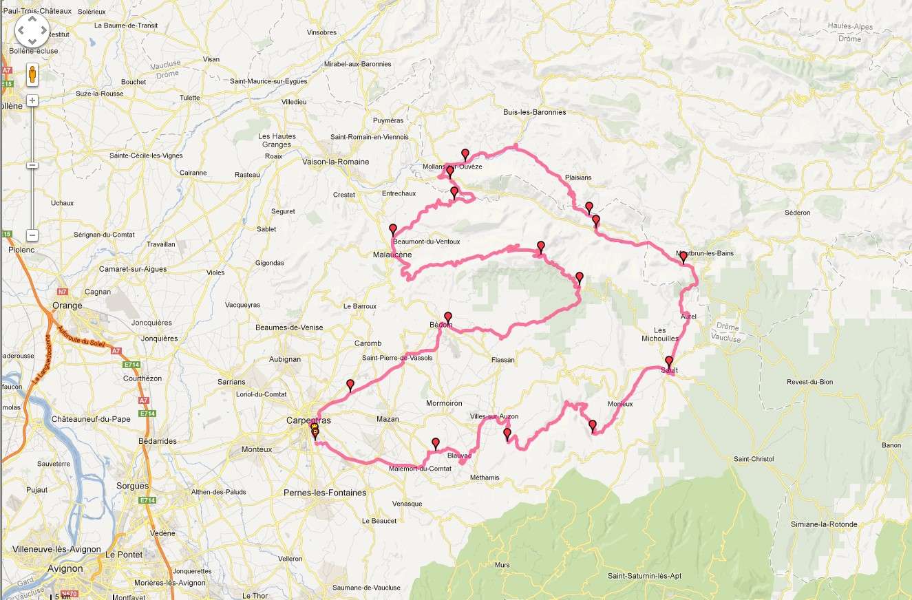 Dossier d'inscription rassemblement  "Alpilles - Ventoux - Luberon Tour 2013" Ventou11