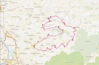Itinéraires des parcours du Rassemblement 2013 pour GPS Tomtom et Garmin à télécharger Ventou12