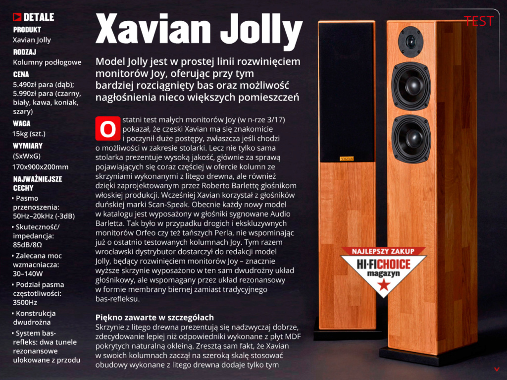 Xavian Jolly Floorstanding Loudspeaker 07a10