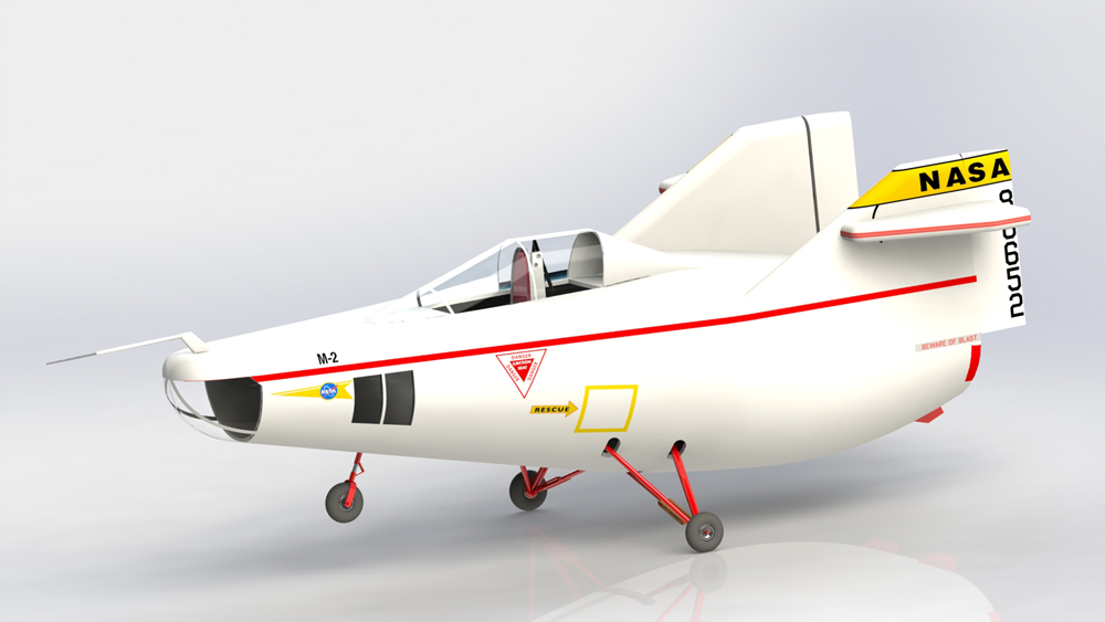 Lifting Body M2-F1 1/32 Vue_2010