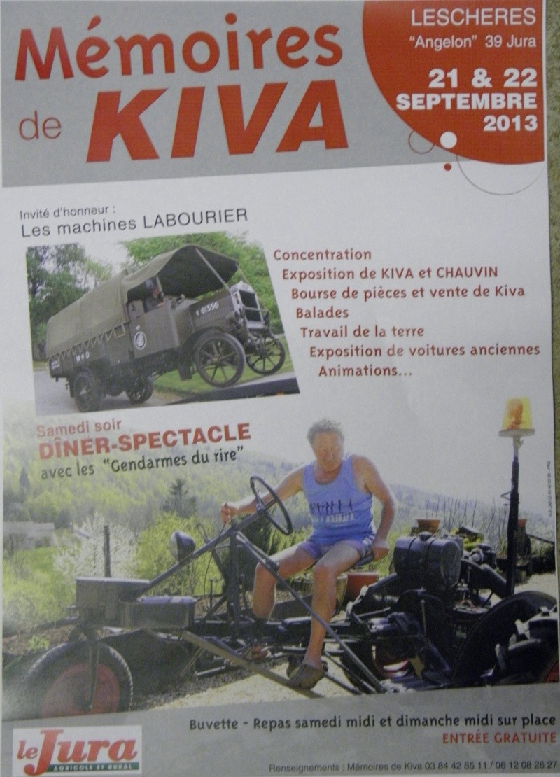 39 LESCHERE- Rassemblement de tracteurs Jurassiens : KIVA, CHAUVIN et LABOURIER P9160010