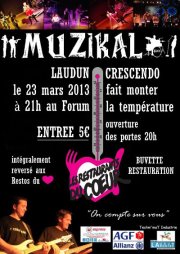Concert Resto du Coeur à LAUDUN le 23 mars Affich10