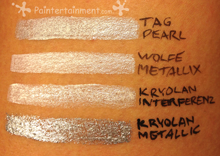 Metallic, Pearl, Interferenz Swatch Comparisons Metall13
