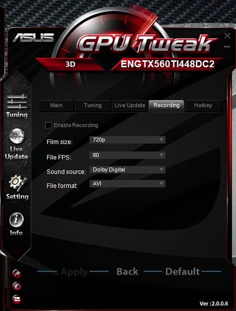 [Tutoriel] ASUS GPU TWEAK et overclocking d'u Settin14