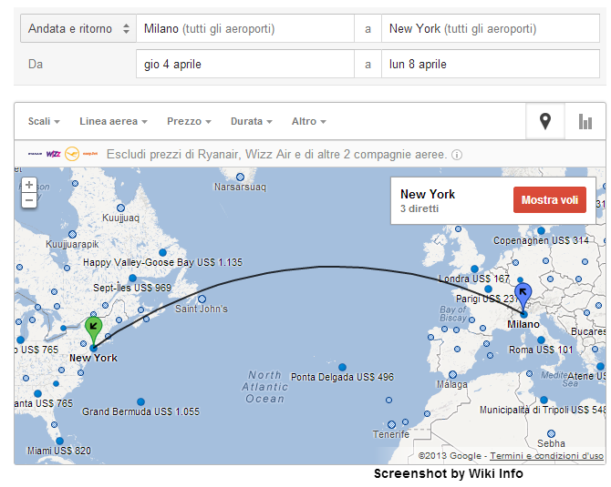 Cercare i prezzi più vantaggiosi viaggiare volando - Google Flights 2a61a210