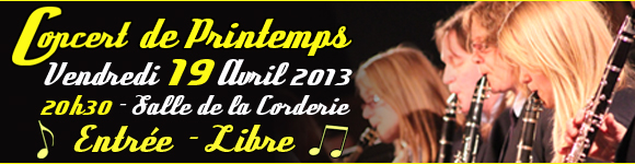 Concert de printemps le  19 avril 2013 avec l'harmonie de Wimereux comme invitée 1_10