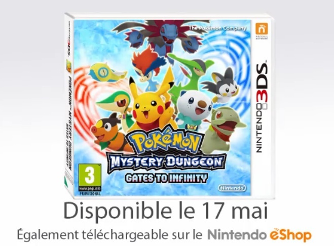 Nymphali ! Le nom français du nouveau Pokémon ! Et date de sortie de Donjon Mystère : Magnagate et le Labyrinthe infini en Europe !  14810