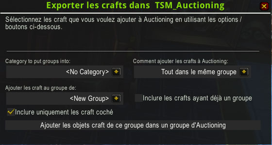 Guide sur TradeSkillMaster Groupe10