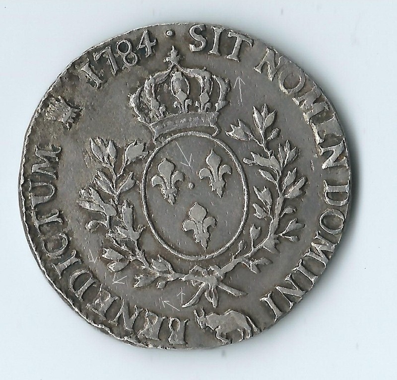vrais ou faux écu Louis XVI Loui1310