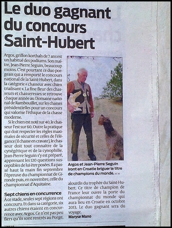 le concours st hubert - Page 16 Argos10